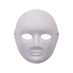 Karnevalsspielzeug - Rollenspiel - Malbare Gesichtsmaske - Weiß - 6+ Jahre