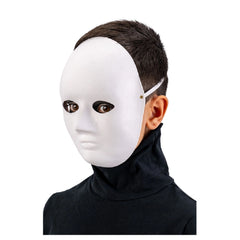 Karnevalsspielzeug - Rollenspiel - Malbare Gesichtsmaske - Weiß - 6+ Jahre