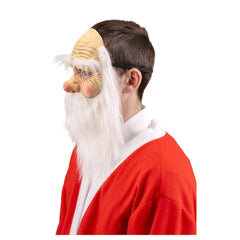 Carnival Toys - Pretend Professions - Santa Claus Latex Mask - Adult - Christmas Gift