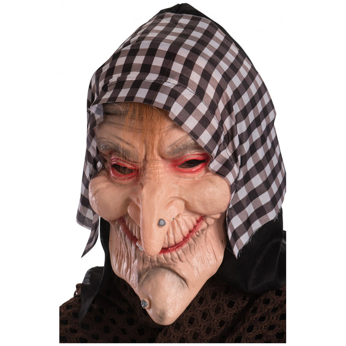 Carnival Toys - Weiche PVC-Oma-Maske mit Kapuze für lustige Verkleidungen und Rollenspiele - Rollenspiele und Berufsspiele