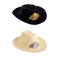 Carnival Toys - Suede Sheriff Hat For Kids Size 54 Perfect For Dress Up Fun - Pretend Professions And Role Playing