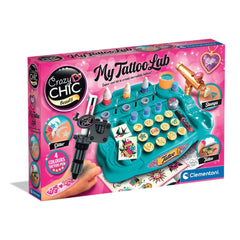 Clementoni - Crazy Chic My Tattoo Lab Makeup Set - +6 - CLM18260