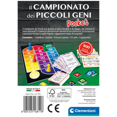Clementoni - Il-Campionato-dei-piccoli-Geni-Pocket - Board-Games