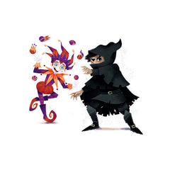 Clementoni - L'Uomo Nero Kartenspiele - Italienische Ausgabe