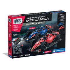 Clementoni - Rennwagen-STEM-Bausatz-Spielzeug