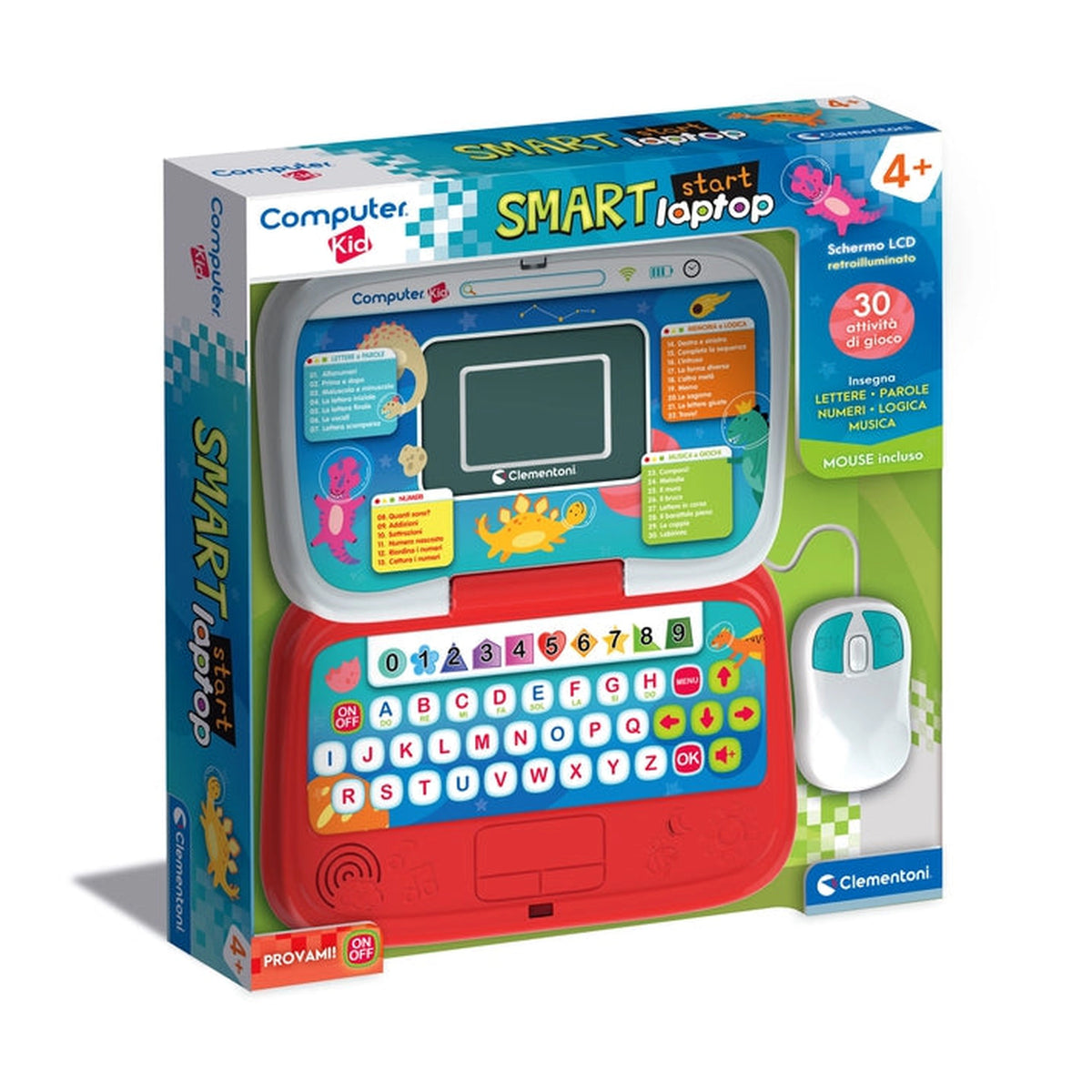 Clementoni - Smart Start Laptop Educational Toys - Italian Edition