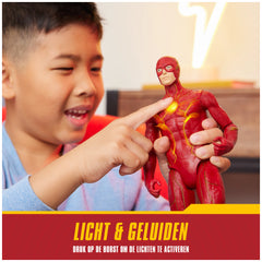 DC Comics Speed Force The Flash Action Figure with Lights and 15+ Sounds 30 cm