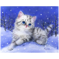 DIAMOND DOTZ - Kitten In The Snow - Arts & Crafts