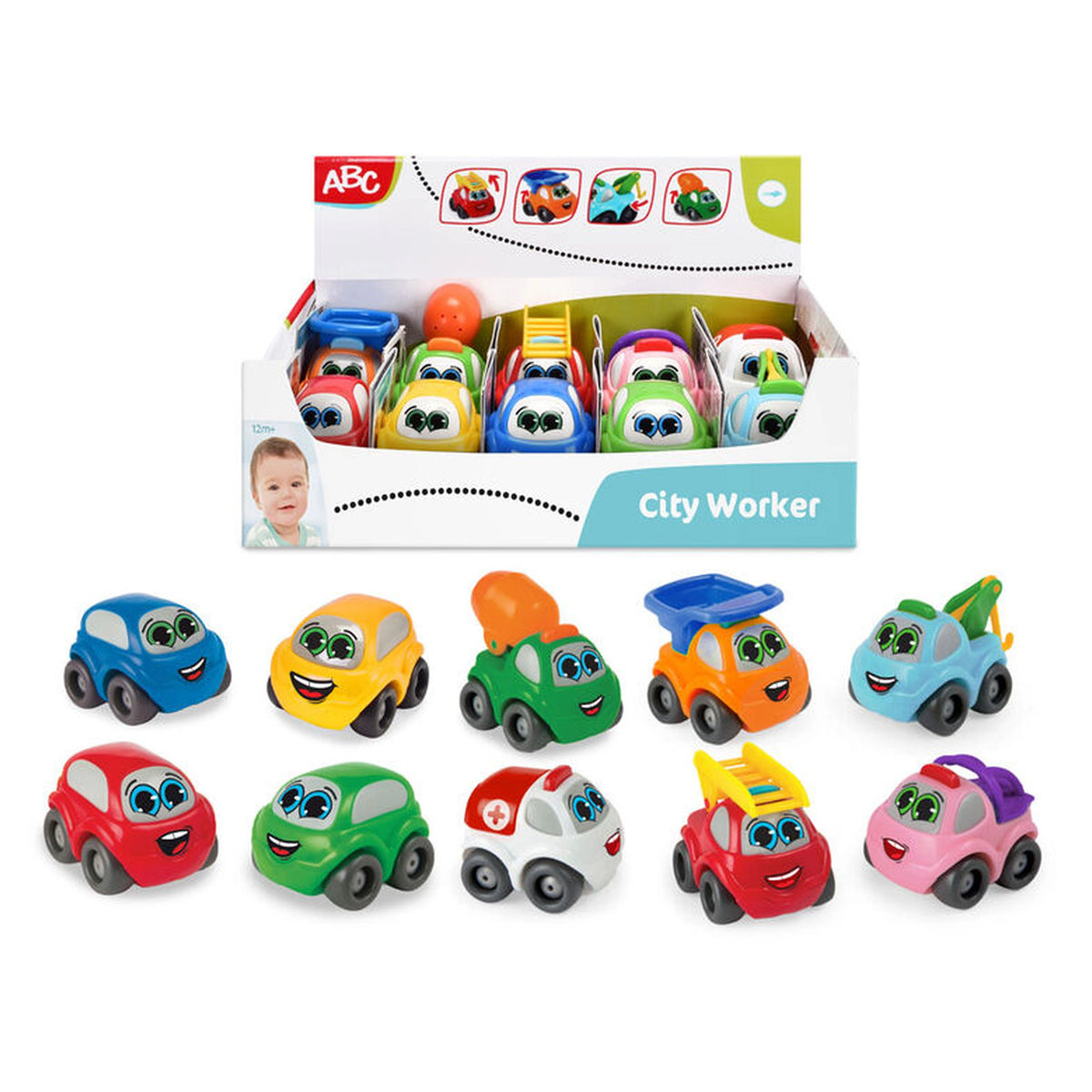 Dickie - Abc City Worker Assorted Play Vehicles