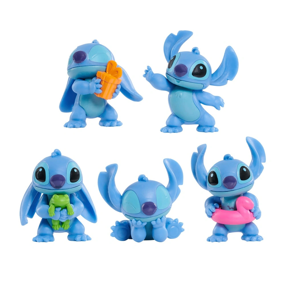 Disney - Actionfiguren - Stitch Sammelfigur Set - 5er Pack - 3 Jahre