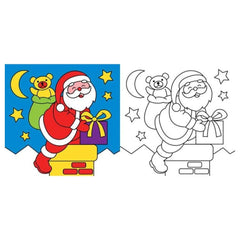 Edizioni del Borgo - Colorare a Natale con i Pennarelli Magici - Book Age: +4 - EDB57053A - Italian Edition