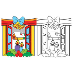 Edizioni del Borgo - Natale da Colorare - Book Age: +3 - +6 - EDB59388A - Italian Edition
