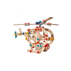 Eichhorn - 2 - in - 1 Hubschrauber und Schiff Baukasten - 5 Jahre - 58701369