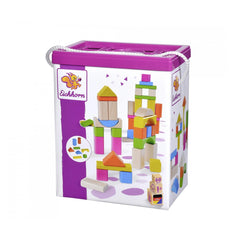 Eichhorn - Holzbausteine - 60 Stück - Sortier- und Stapelspielzeug - Sortier- und Stapelspielzeug