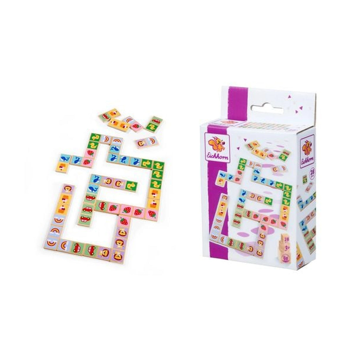 Eichhorn - Holz-Domino-Spiel - Brettspiele