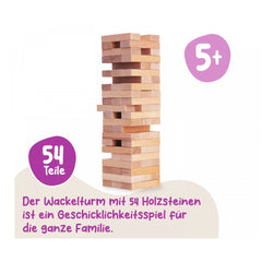 Eichhorn - Holz Stapelturm - 54 Teile - Brettspiele - Brettspiele