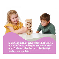 Eichhorn - Holz Stapelturm - 54 Teile - Brettspiele - Brettspiele