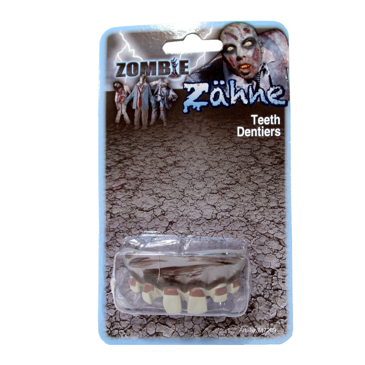 Erfurth - Zombee Prosthetic Dentures In Soft Foam Latex For Camouflages - Pretend Professions & Role Playing