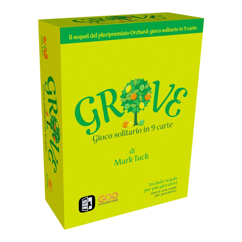 GateOnGames - Grove - Kartenspiele - 8+ - Solo Strategie - GOG27796 - Italienische Edition