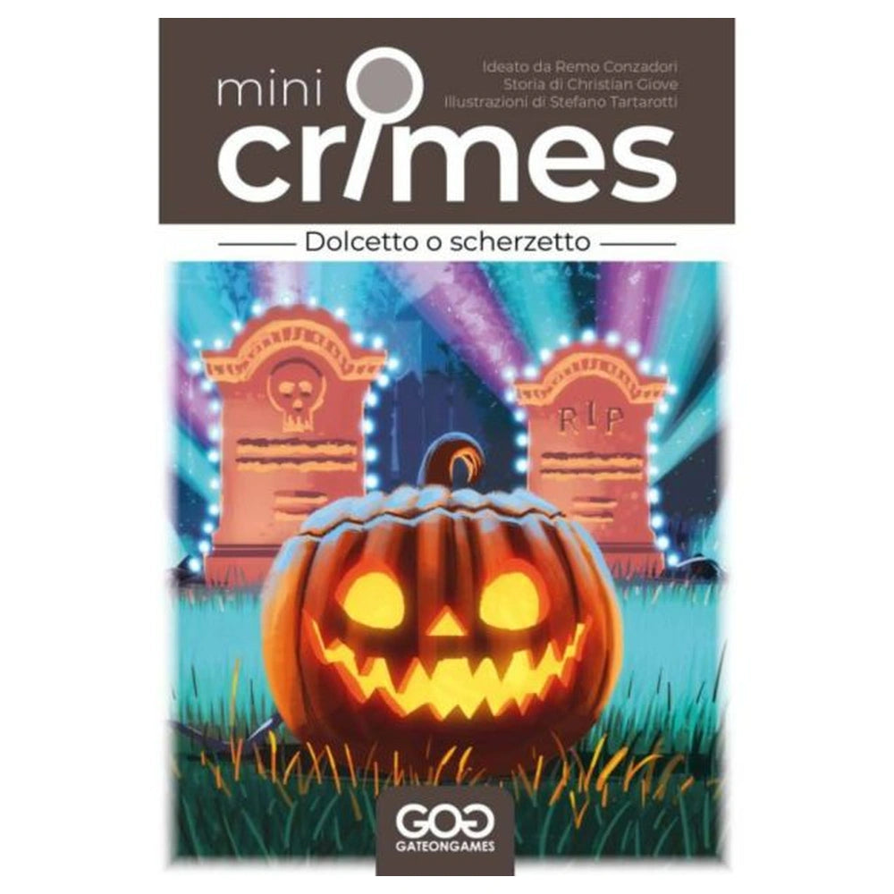 GateOnGames - Mini Crimes Speciale - Dolcetto o Scherzetto - Board Games Age: +8 - GOG33639 - Italian Edition