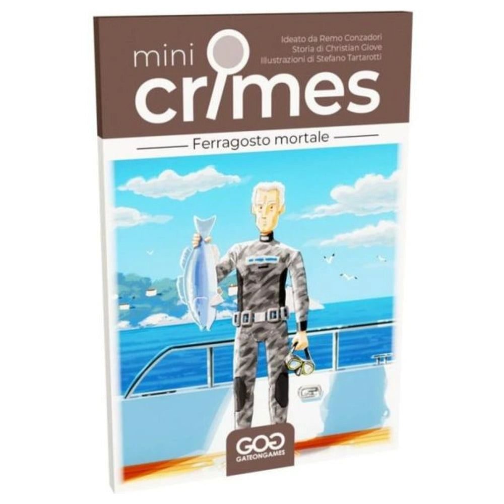 GateOnGames - Mini Crimes Speciale - Ferragosto mortale - Card Games Age: +8 - GOG37709 - Italian Edition