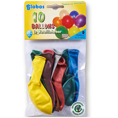 Globo - Metallballons 29 cm - Packung mit 10