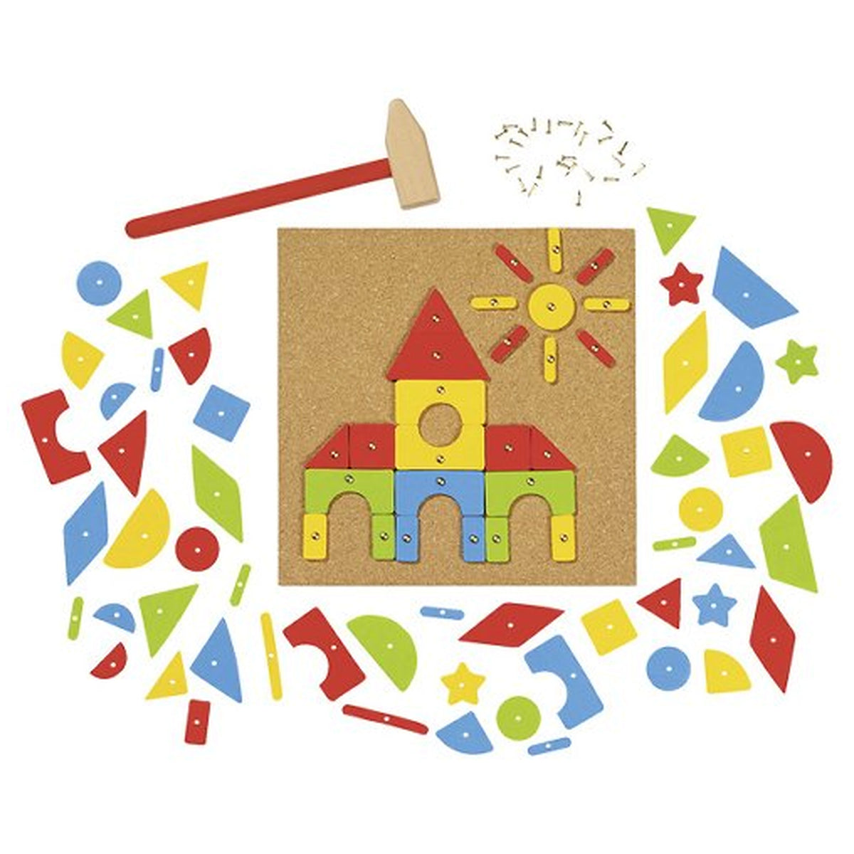 Gollness - Hammer And Nail Game Goki Basic. - Baby Activity Toys