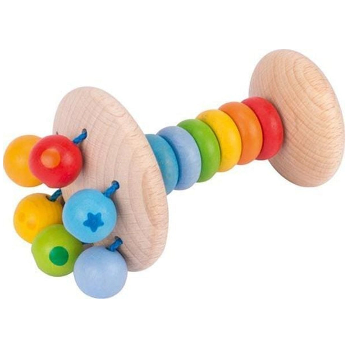 Gollness - Touch Ring Elastic Rattle Rainbow - Rattles