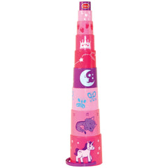 Gowi - Pyramidenprinzessin - 9 Teile - Sortier- und Stapelspielzeug