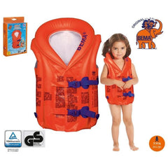 Happy People - Bema Aufblasbare Schwimmweste Für 2-6 Jahre 15-30Kg Orange/Blau 30X42Cm