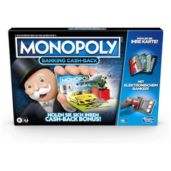 Hasbro - Monopoly Banking Cash Back Brettspiel - Deutsche Edition