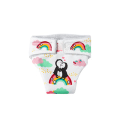 Heless - Dolls - Penguin Dotty Doll Cloth Diapers Set - 18M+ - Sustainable