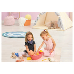 Heless - Puppen-Sets - 8-teiliges Puppenbadewannen-Set - Rollenspiel - 3+ Jahre