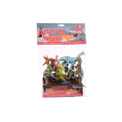Johntoy - Tierwelt Dinosaurier 6er Pack - Action- und Spielzeugfiguren