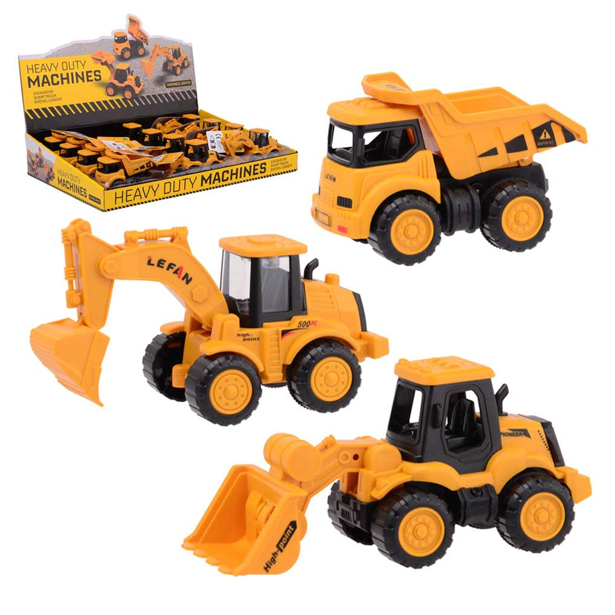 Johntoy - Heavy Duty Machine Random Selection - Play Vehicles