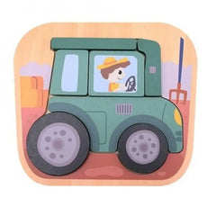 Joueco - Mini Holz Bauernhof Puzzle - Puzzles