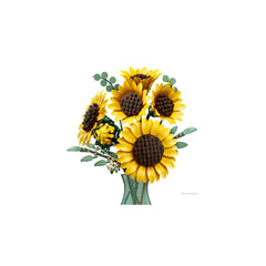 LEGO - Konstruktionsset - Botanische Sonnenblumenstrauß - 18+ Monate - 686 Teile