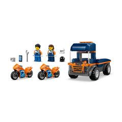 LEGO - Stadt Motorradtransporter - Konstruktionsspielzeug