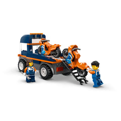 LEGO - Stadt Motorradtransporter - Konstruktionsspielzeug