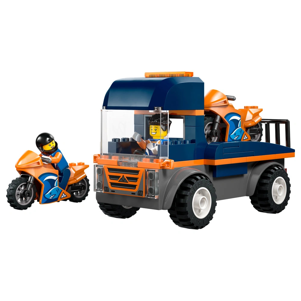 LEGO - Stadt Motorradtransporter - Konstruktionsspielzeug