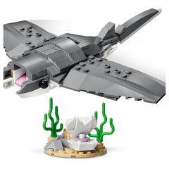 LEGO - Creator 3 in 1 Fierce Shark mit einer Schatztruhe - Konstruktionsspielzeug