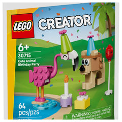 LEGO - Creator - Cute Animal Birthday Party - Construction Set Toys - 30715