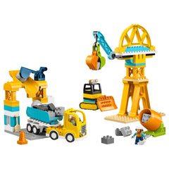LEGO - DUPLO 3 in 1 Baustelle und Fahrzeuge - Konstruktionsspielzeug