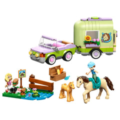 LEGO - Friends - Horse & Baby Foal Trailer - Construction Set Toys - 42695