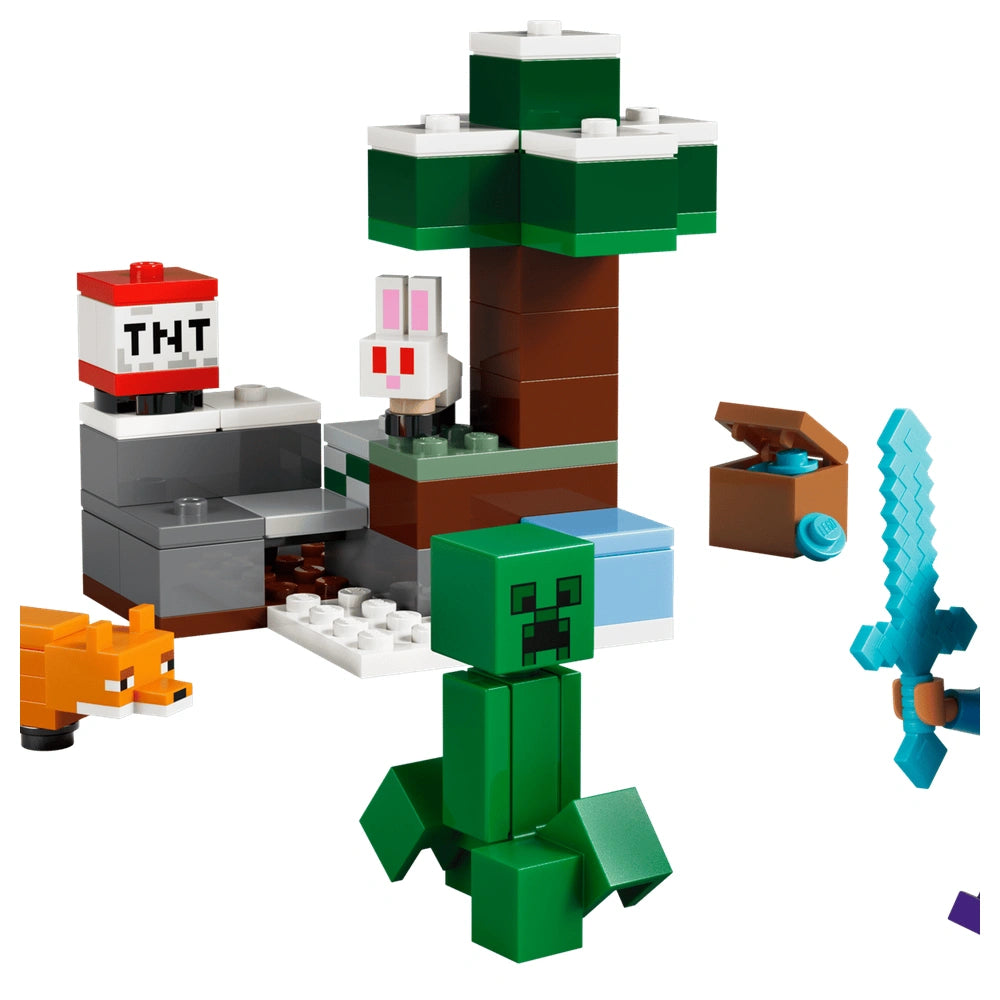 LEGO - Minecraft Steves Taiga Abenteuer - Konstruktionsspielzeug