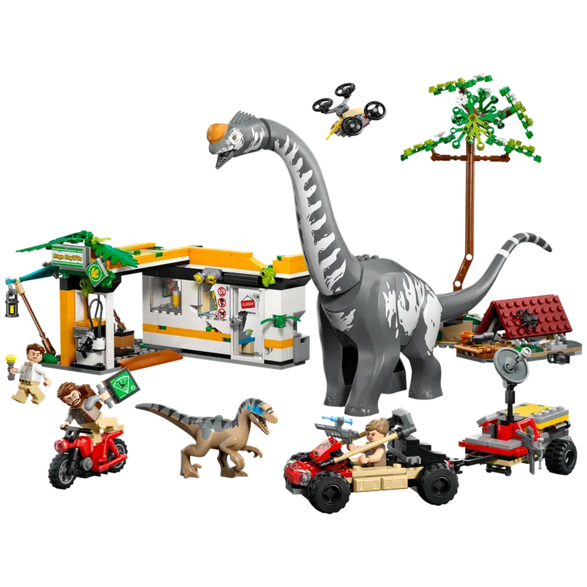 LEGO - Raptor- und Titanosaurus-Tracking-Mission - Action- und Spielzeugfiguren