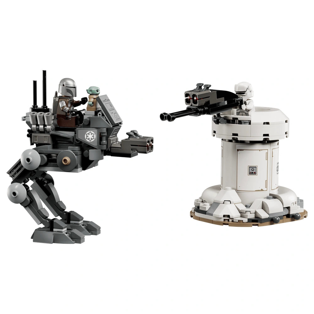 LEGO Star Wars AT-RT Attack (75444) - 297 Pcs The Mandalorian and Grogu Building Set - Age: +7 - Construction Set Toys