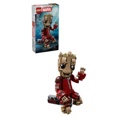 LEGO - Super Heroes - Ravager Jumpsuit Groot - Construction Set Toys - 76341