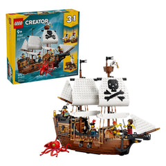 LEGO - Creator 3 In 1 Ikonisches Piratenschiff - Konstruktionsspielzeug - +9 - Abenteuer - 72031387