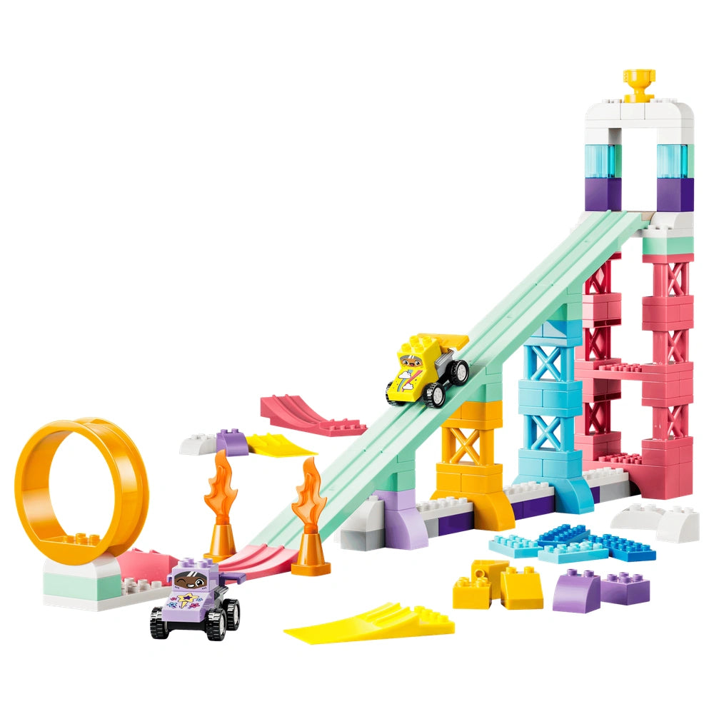 LEGO - Duplo 3 in 1 Kreative Rampen mit Fahrzeugen - Baukästen - Alter +3 - 72010478